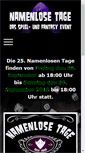 Mobile Screenshot of namenlosetage.de